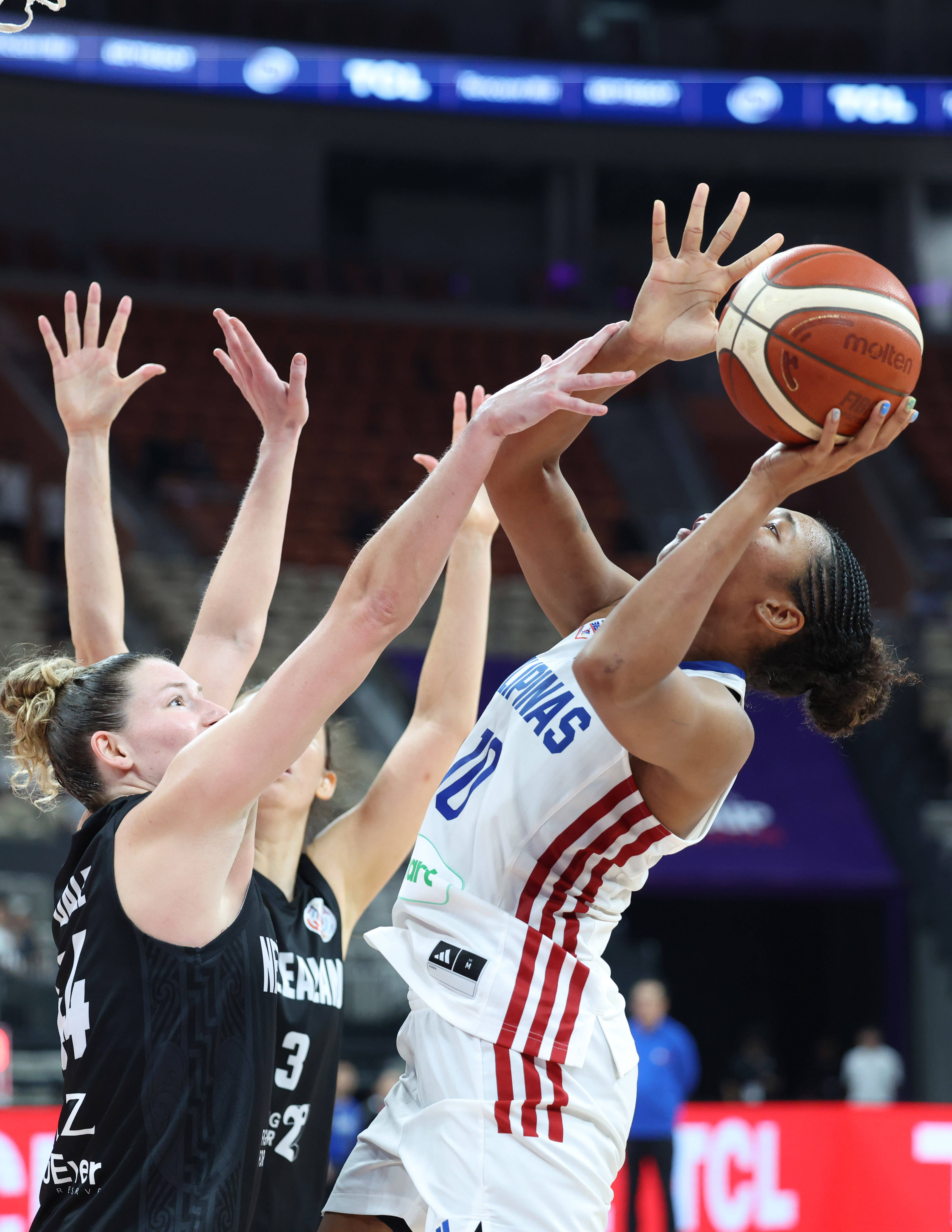 （体育）篮球——女篮亚洲杯：新西兰队获第五名
