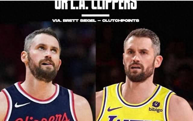 NBA传闻:凯文乐福或加盟洛杉矶快船,格局或大变