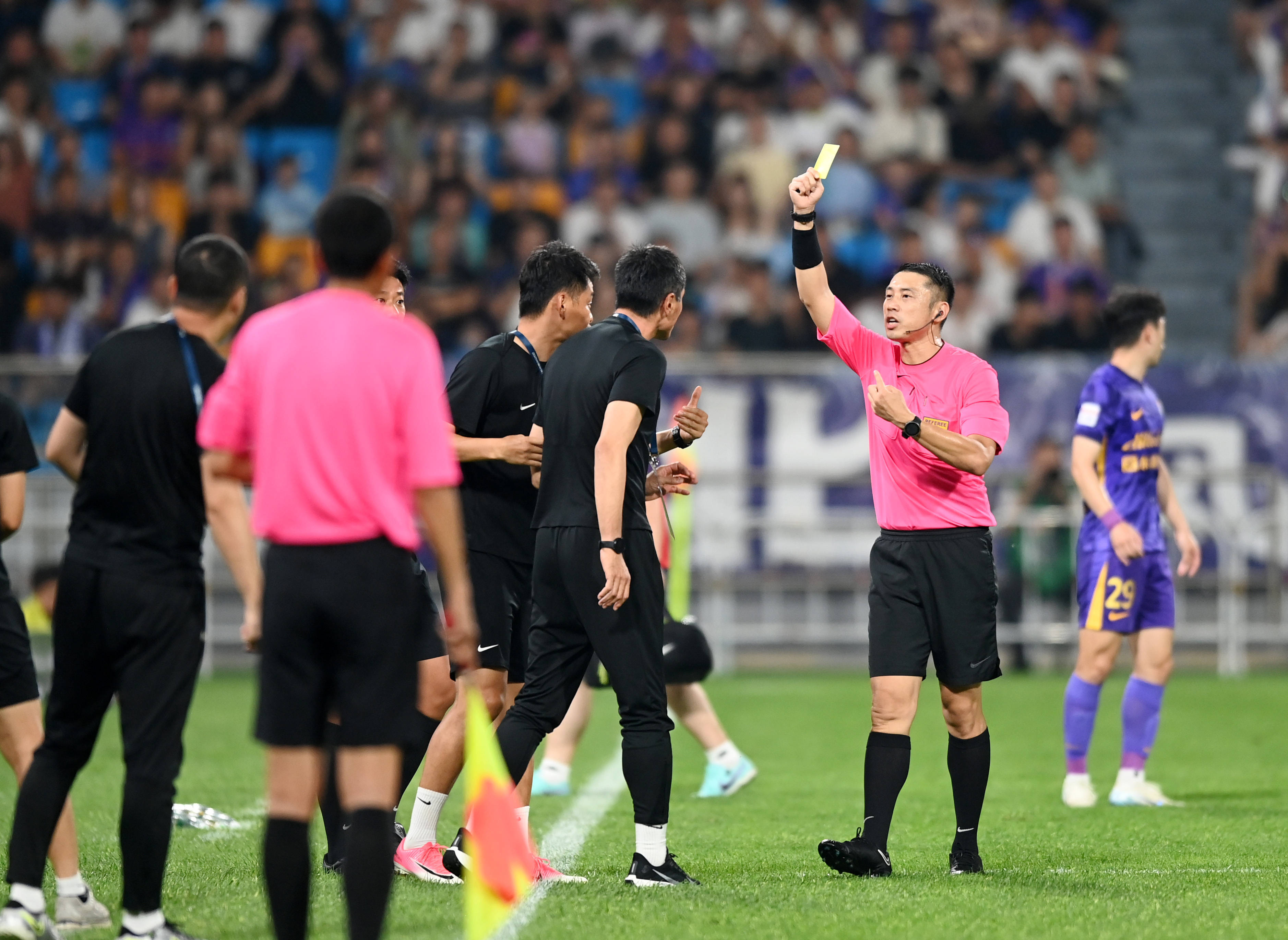 （体育）足球——中超：天津津门虎平青岛西海岸