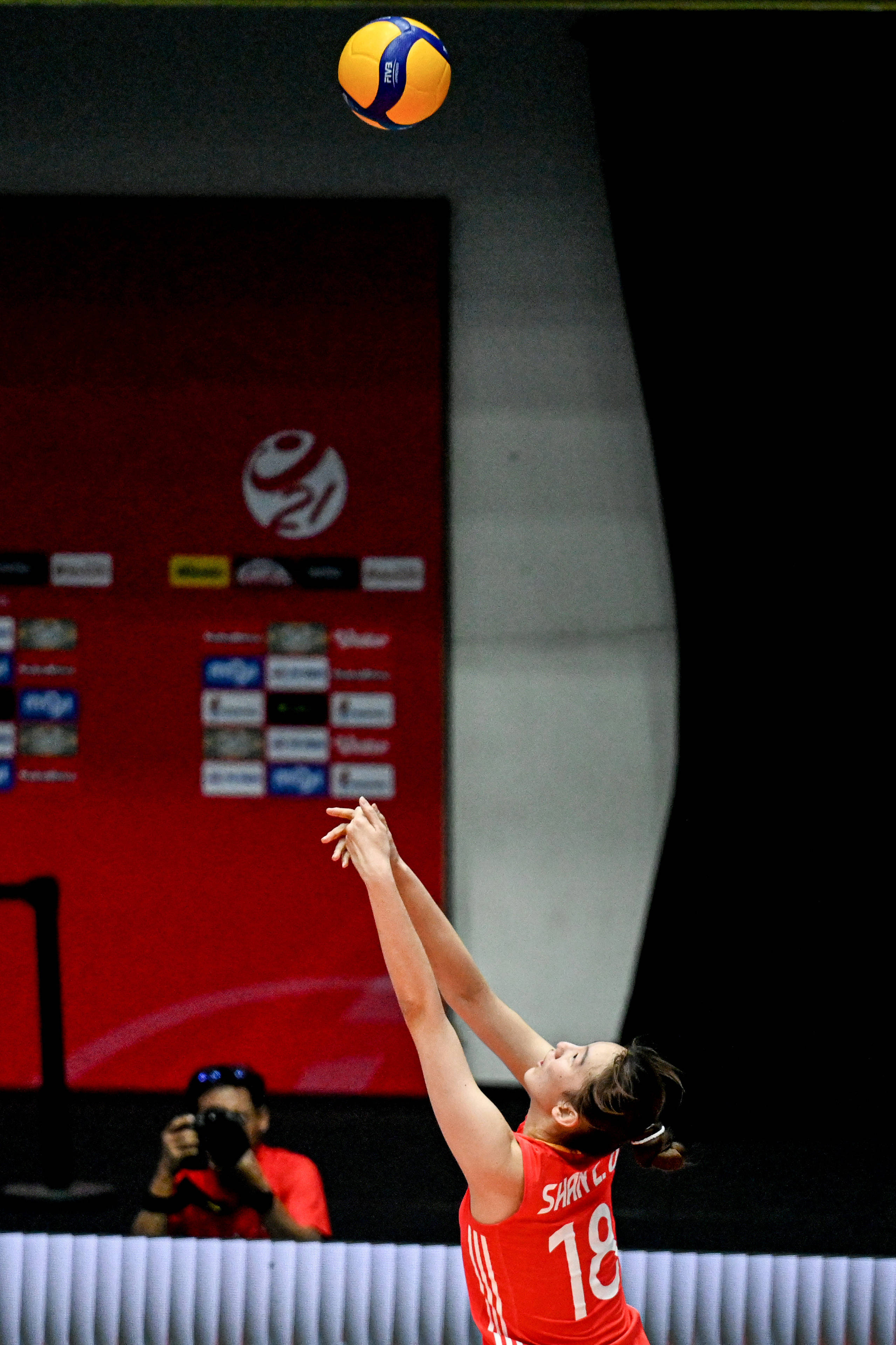 （体育）排球——U21女排世锦赛：中国胜美国