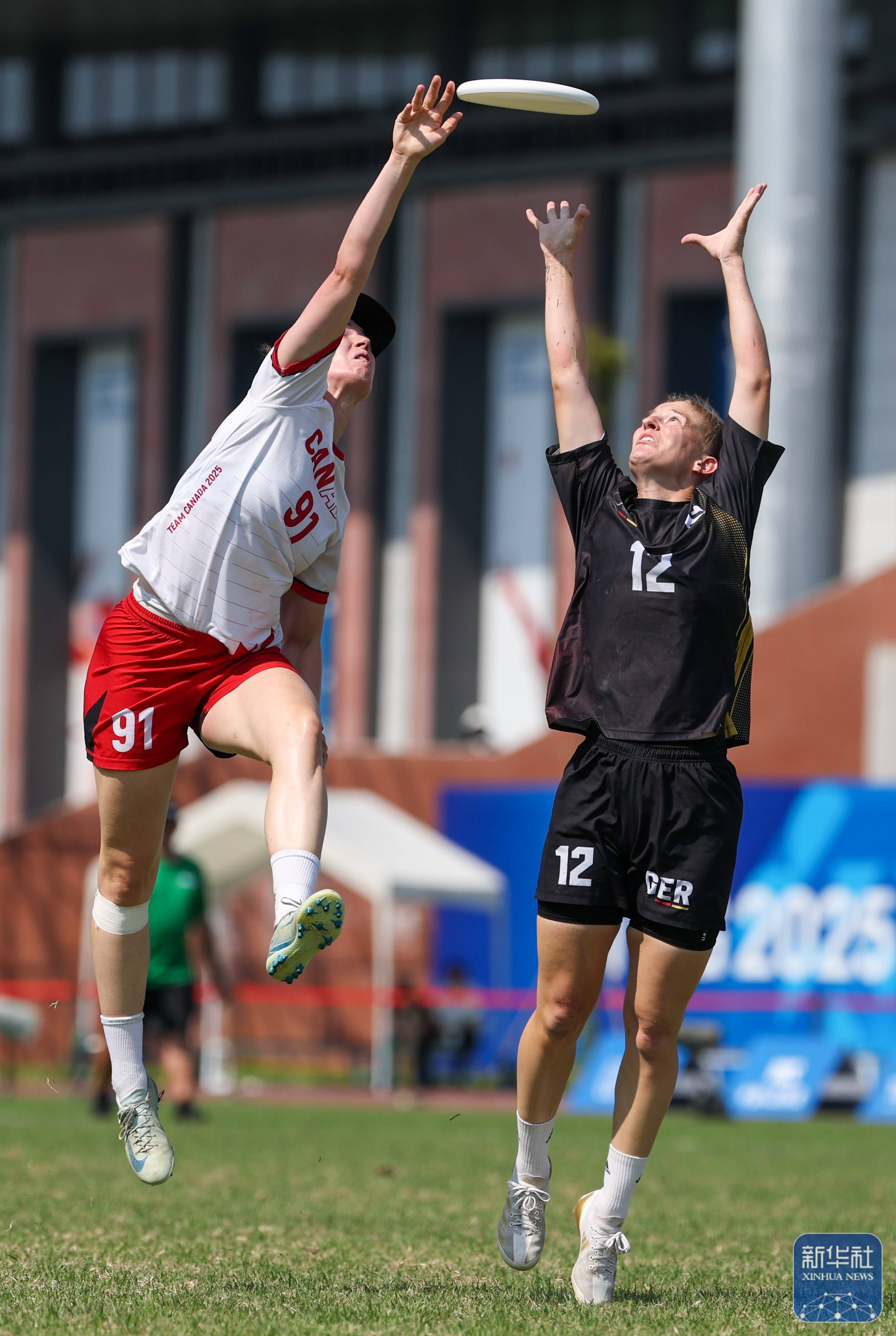 成都世运会|团队飞盘半决赛:加拿大队胜德国队