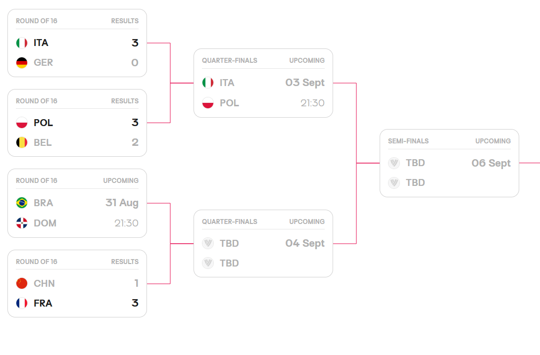 中国女排被法国队淘汰，无缘世锦赛八强